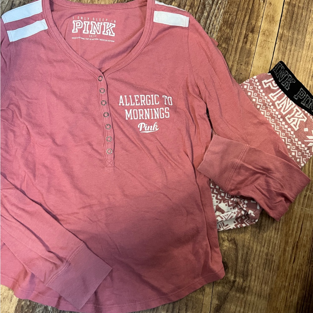 PINK pajama set